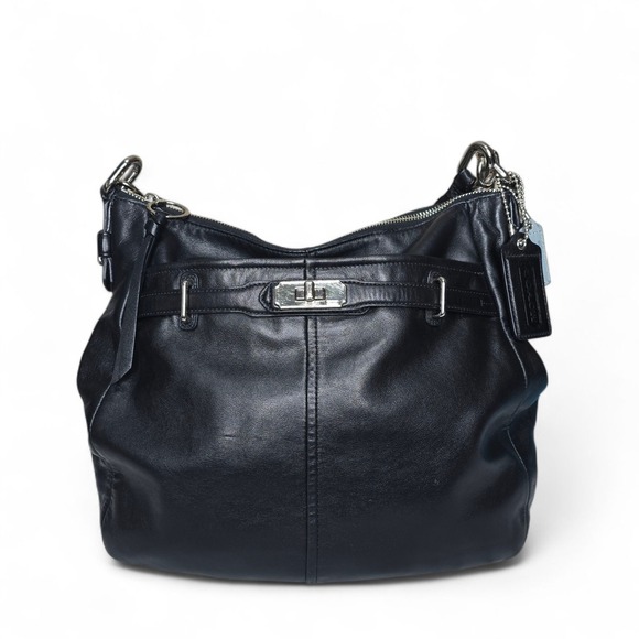 Coach‎ Chelsea Ashlynn Hobo Black Leather 17816 - Picture 2 of 15